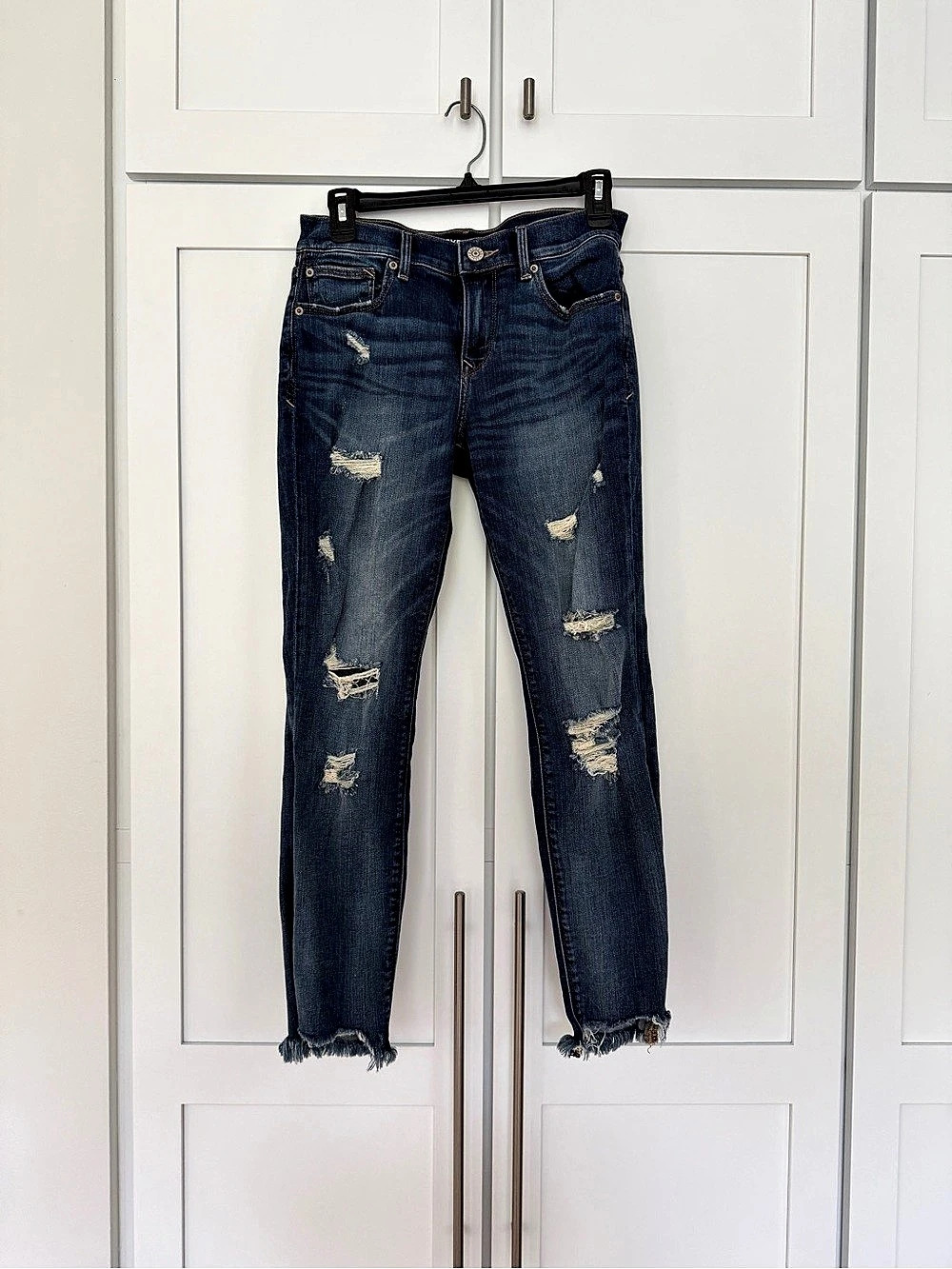 Express Skinny Ankle Mid Rise Stretch Jeans Size 4